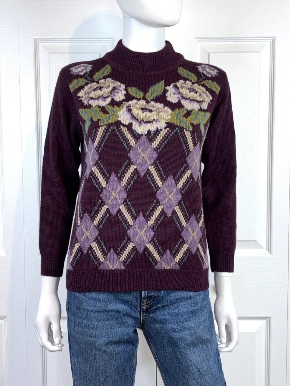 ALFRED DUNNER women's wool sweater size small